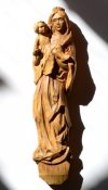 Madonna with the baby, linden, 38 cm